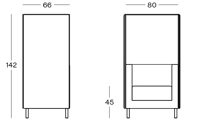 Cruise screen armchair
