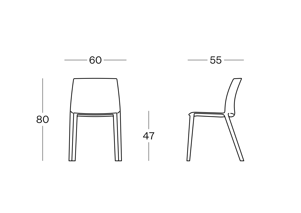 Plastic chair