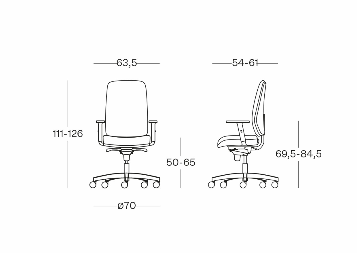 Stone avec translation d’assise avec accoudoirs