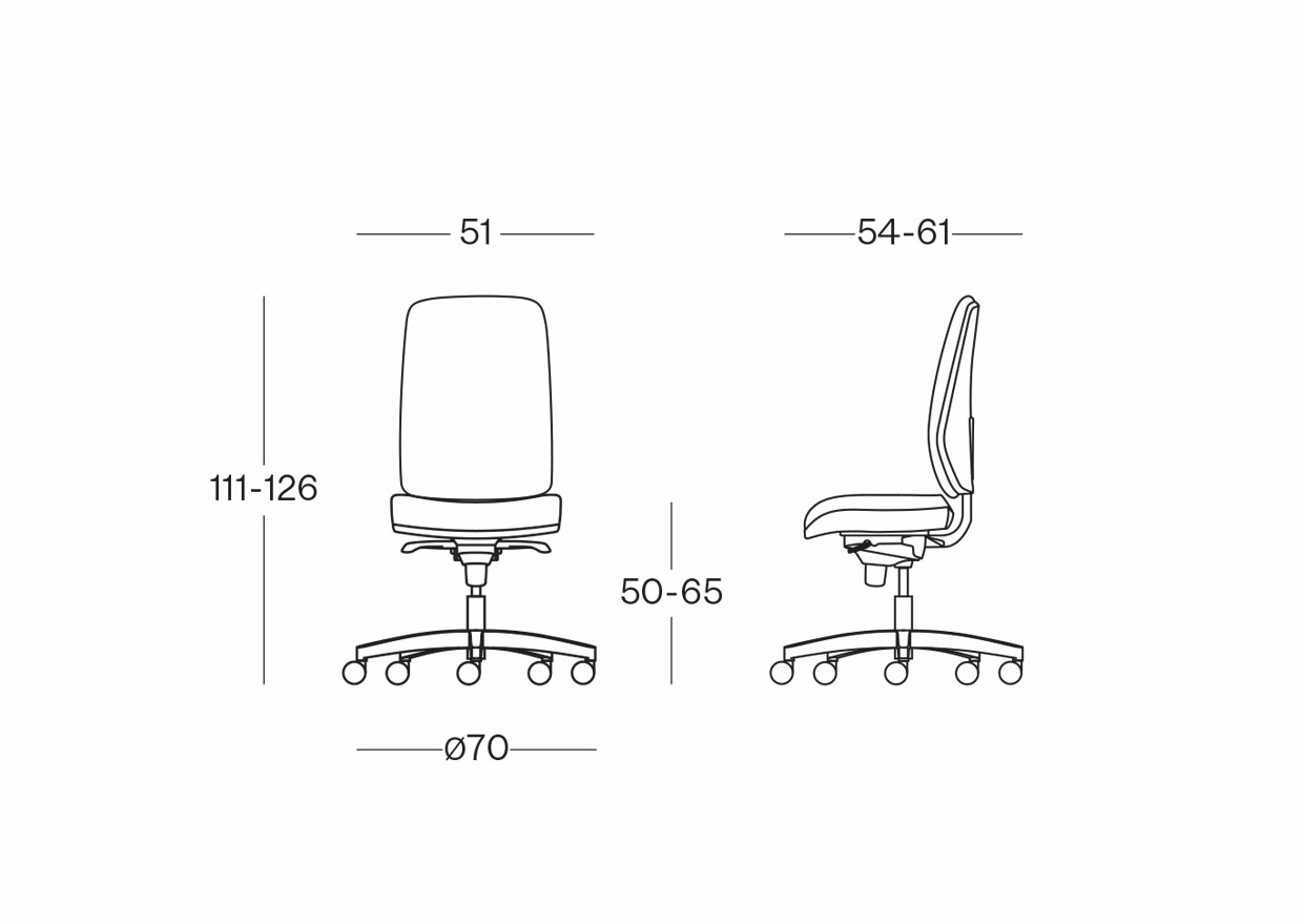Stone avec translation d’assise sans accoudoirs