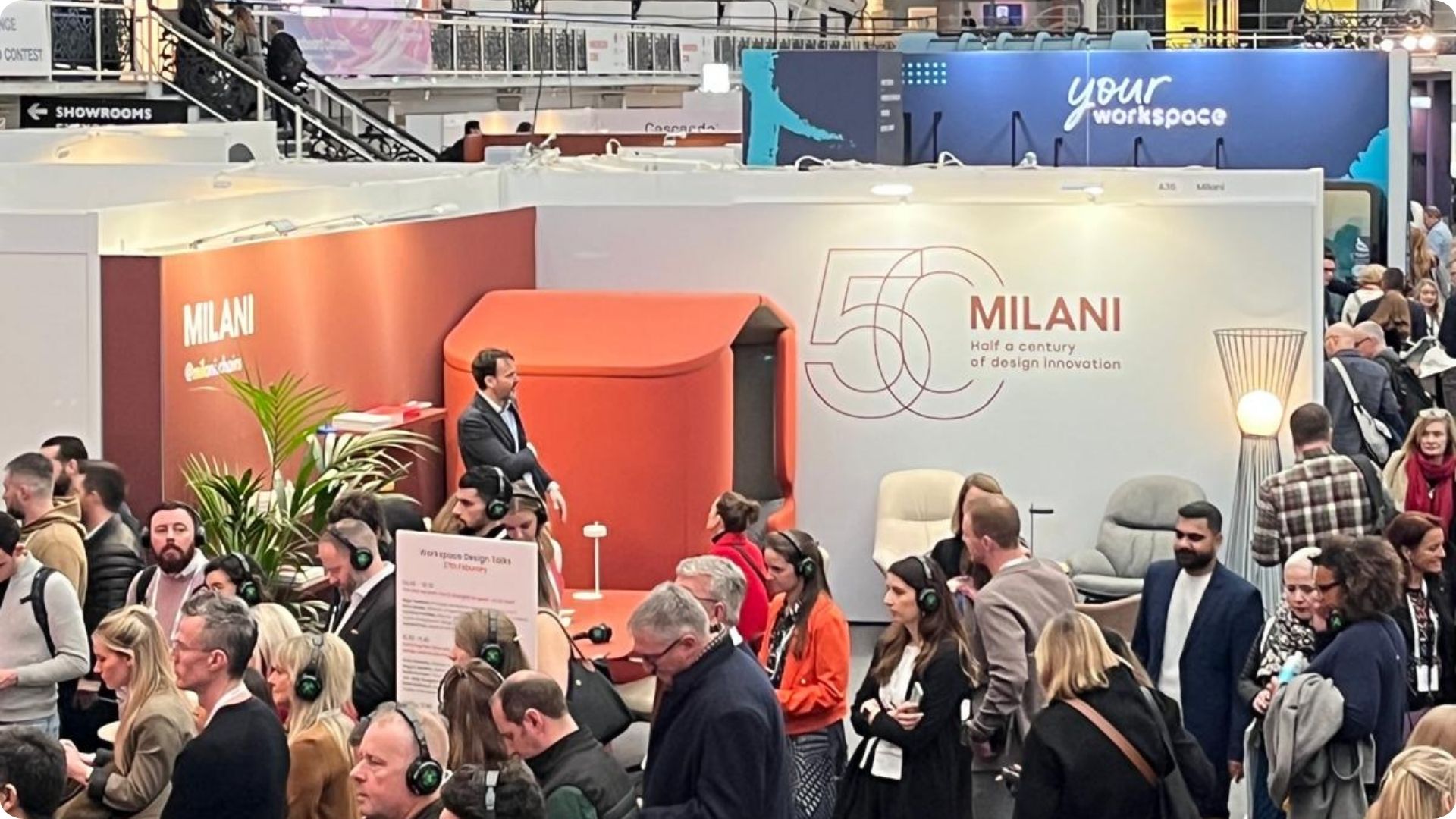 I prossimi appuntamenti: Workspace Design Show Londra 2026, Workspace Expo Parigi 2026 e Temporary Showroom Milano Design Week 2026